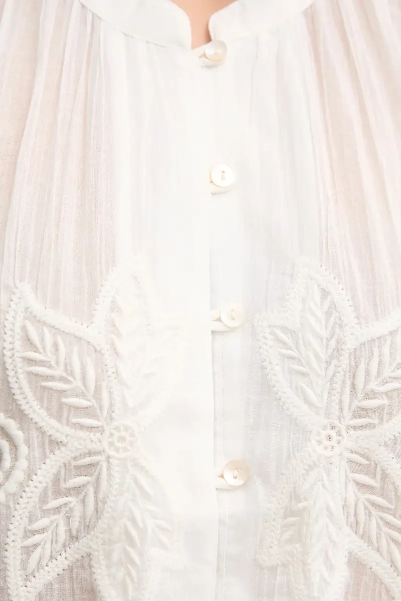 camicia in cotone donna colore bianco 6282669 miniatura 5