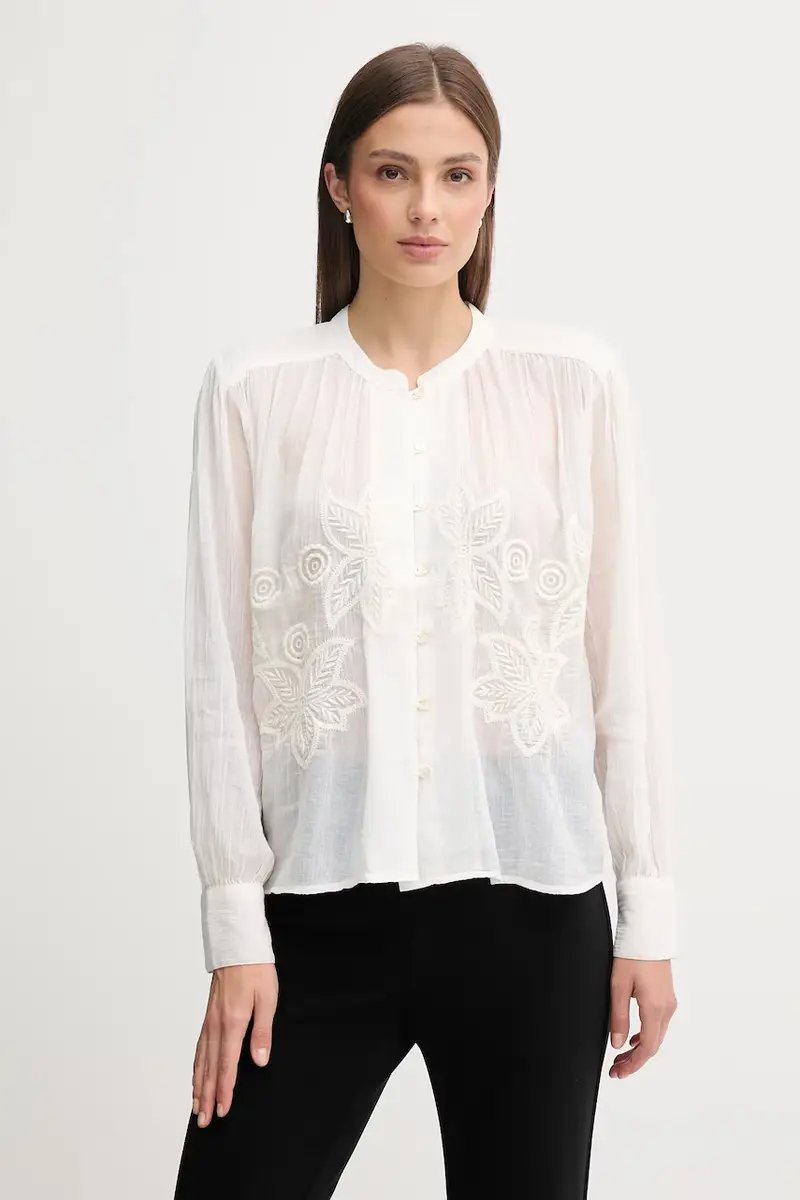 camicia in cotone donna colore bianco 6282669