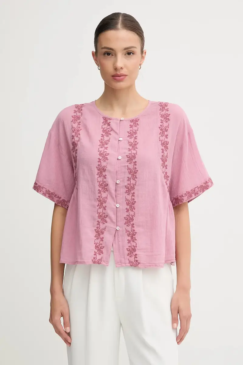 camicia in cotone donna colore rosa 5872095