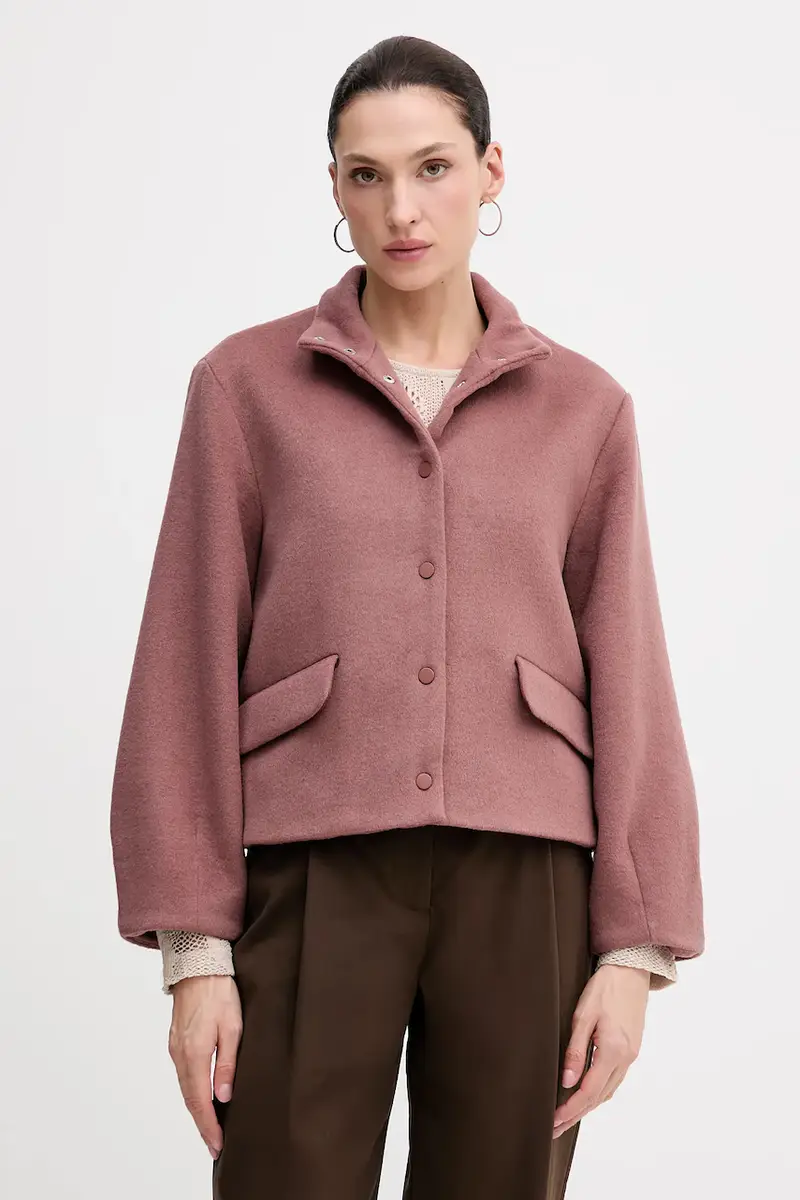 giacca con lana colore arancione 5432683 Rosa