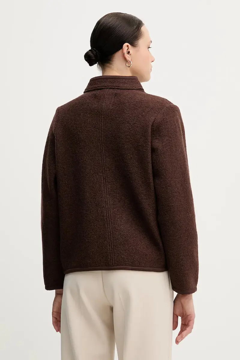 giacca in lana colore marrone 5432678 miniatura 3