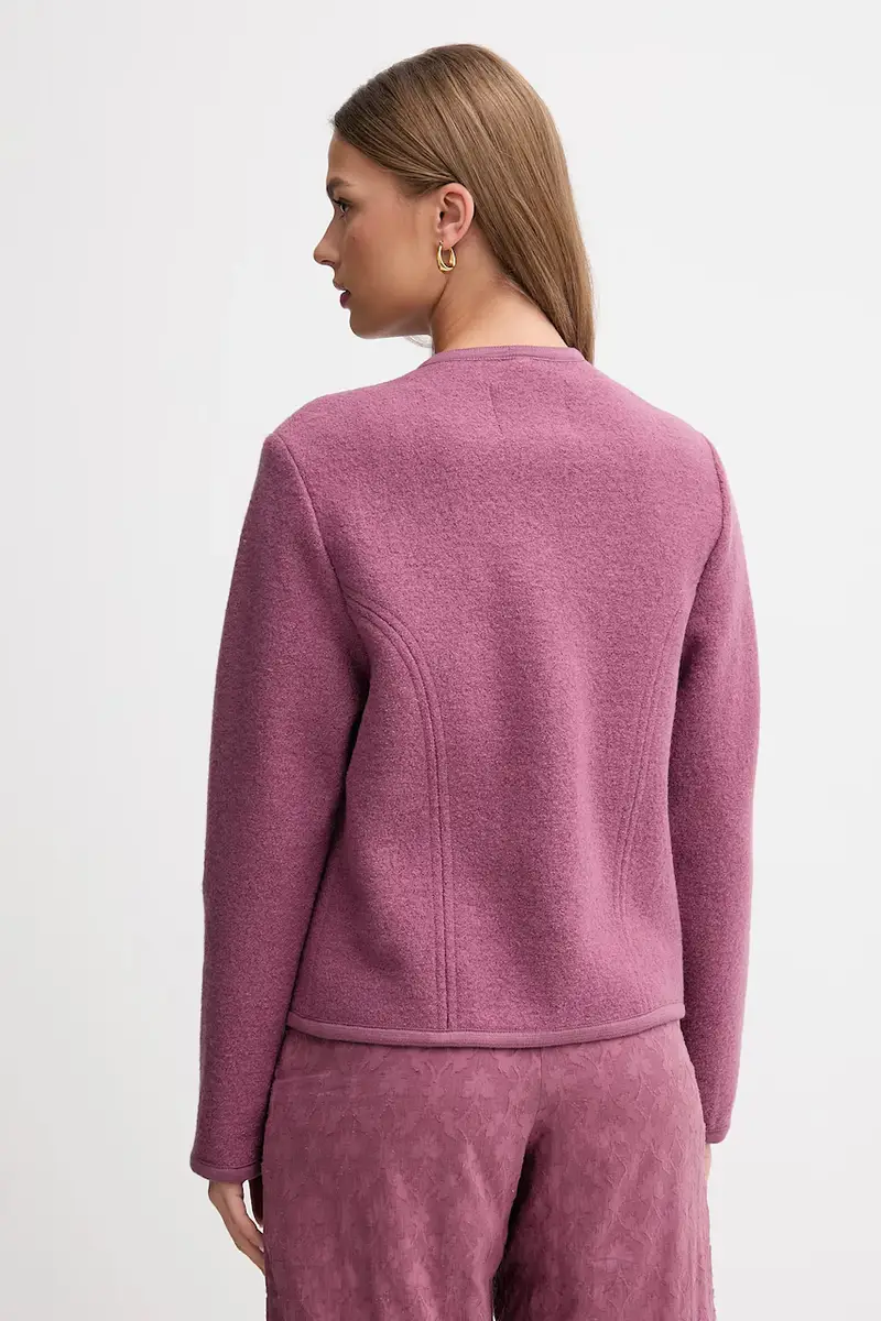 giacca in lana colore violetto 5432676 miniatura 3