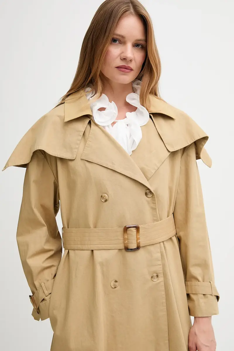 impermeabile di cotone colore verde 5452468 miniatura 4