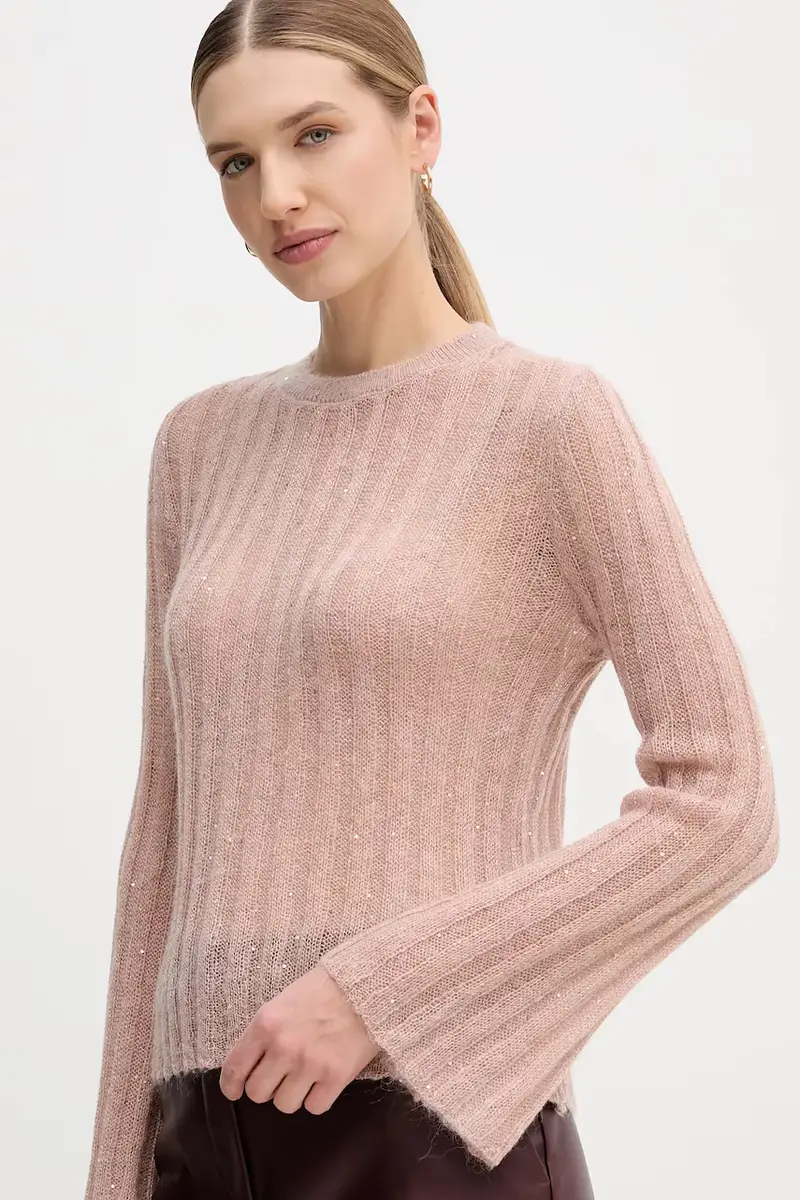 maglione con lana colore rosa 6382016 miniatura 4