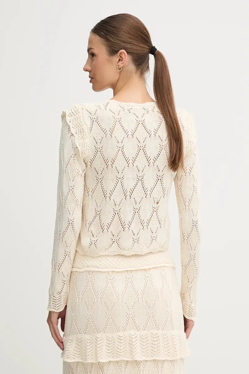 maglione donna colore beige 6312162 miniatura 3