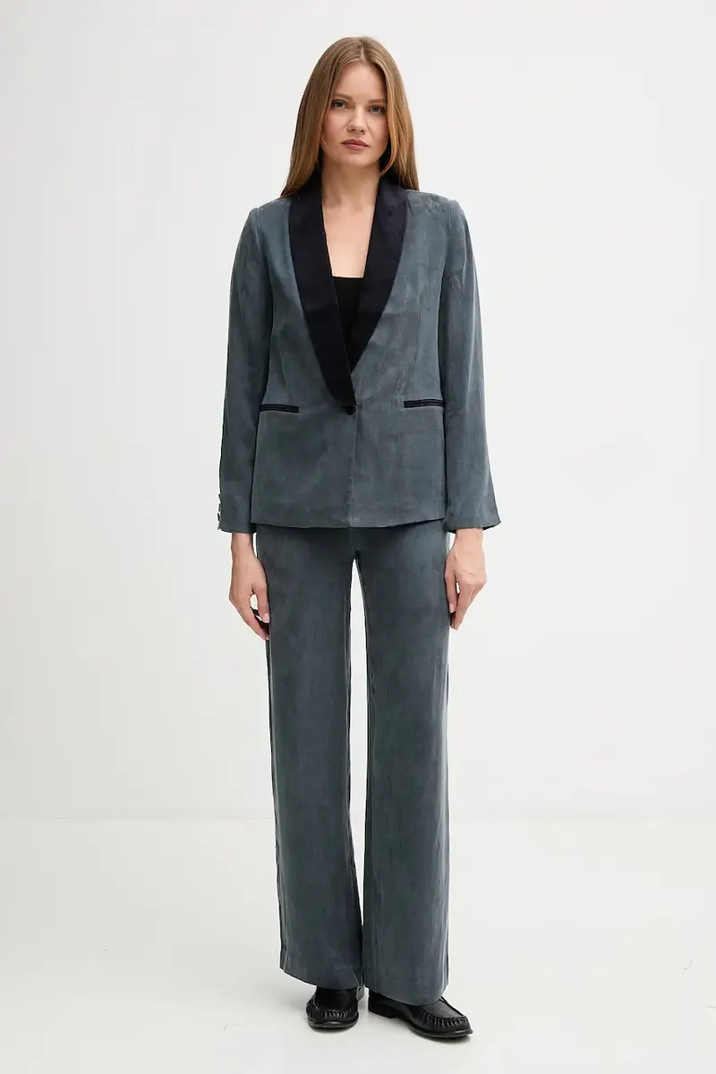 pantaloni donna colore blu navy 6542832 miniatura 2