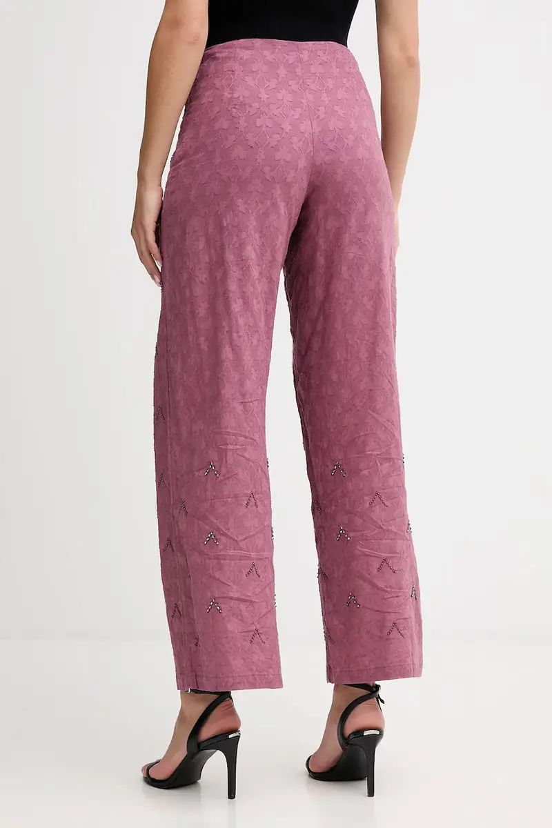 pantaloni donna colore rosa 6542822 miniatura 3