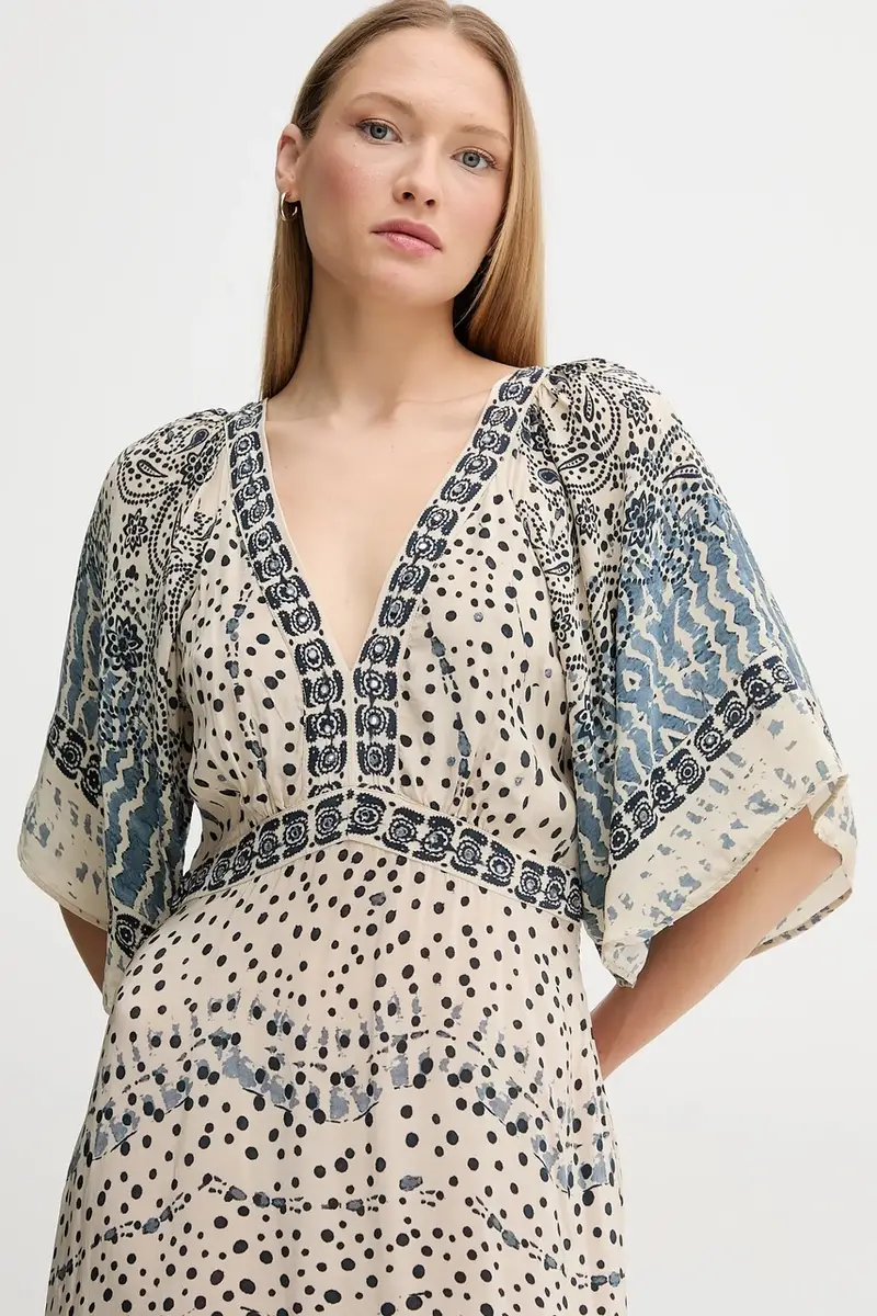 vestito colore beige 8229096 miniatura 4