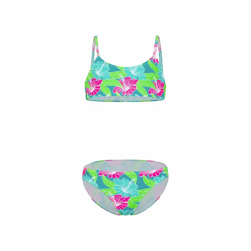 Costume Intero Piscina Due Pezzi Melania Multicolore Bambina 10 Anni