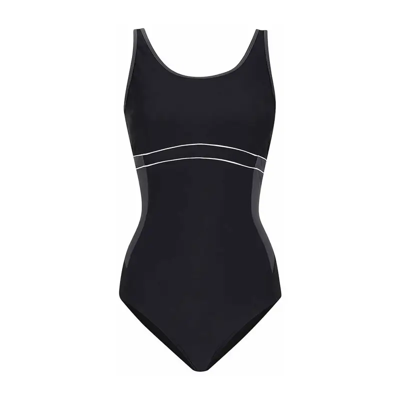 Costume Intero Piscina Supportato Atlanta Nero Bianco Donna 52