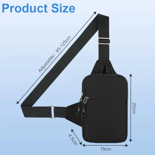 HOTUT Borsa a tracolla Uomo Blu 2983989 miniatura 2