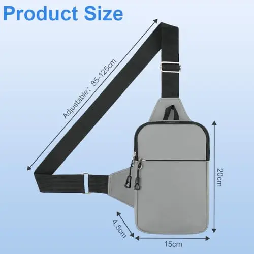 HOTUT Borsa a tracolla Donna Grigio 2791475 miniatura 2