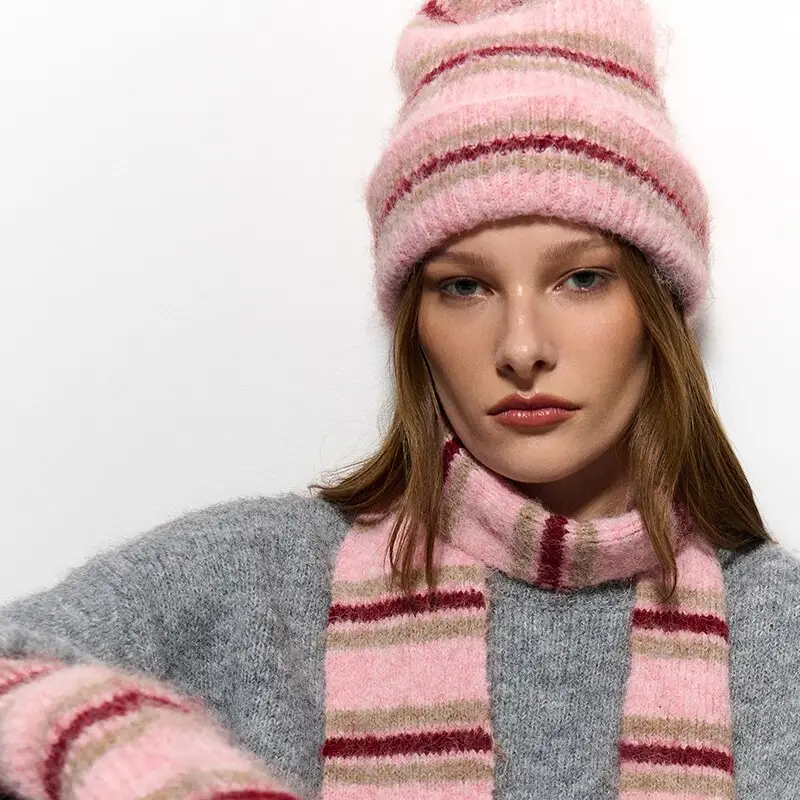 Beanie in misto lana