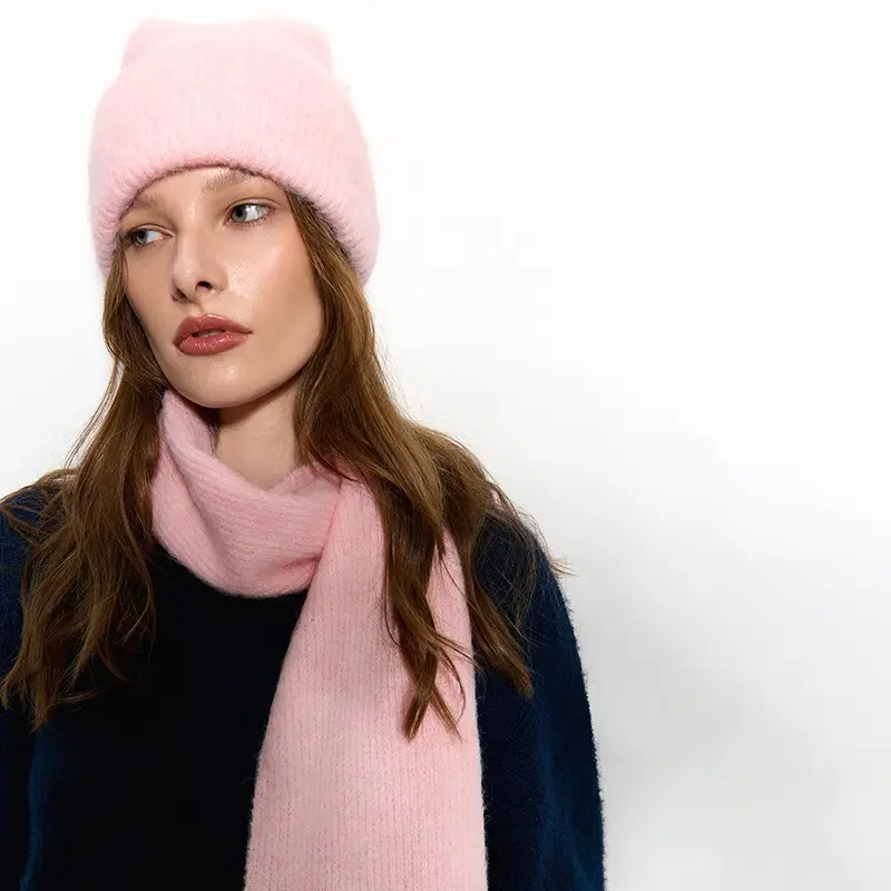 Beanie in misto lana