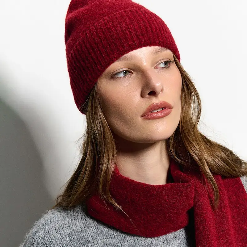 Beanie in misto lana