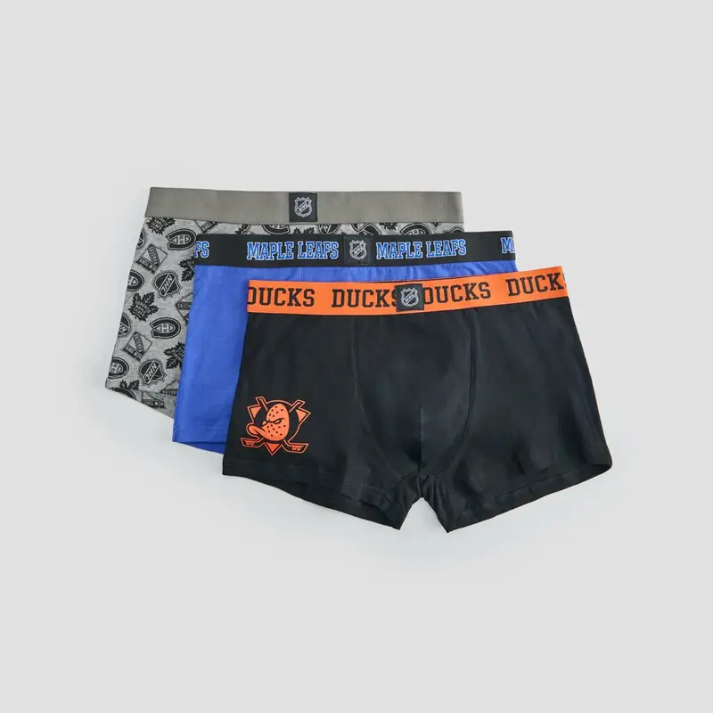 Boxer confezione da 3 National Hockey League