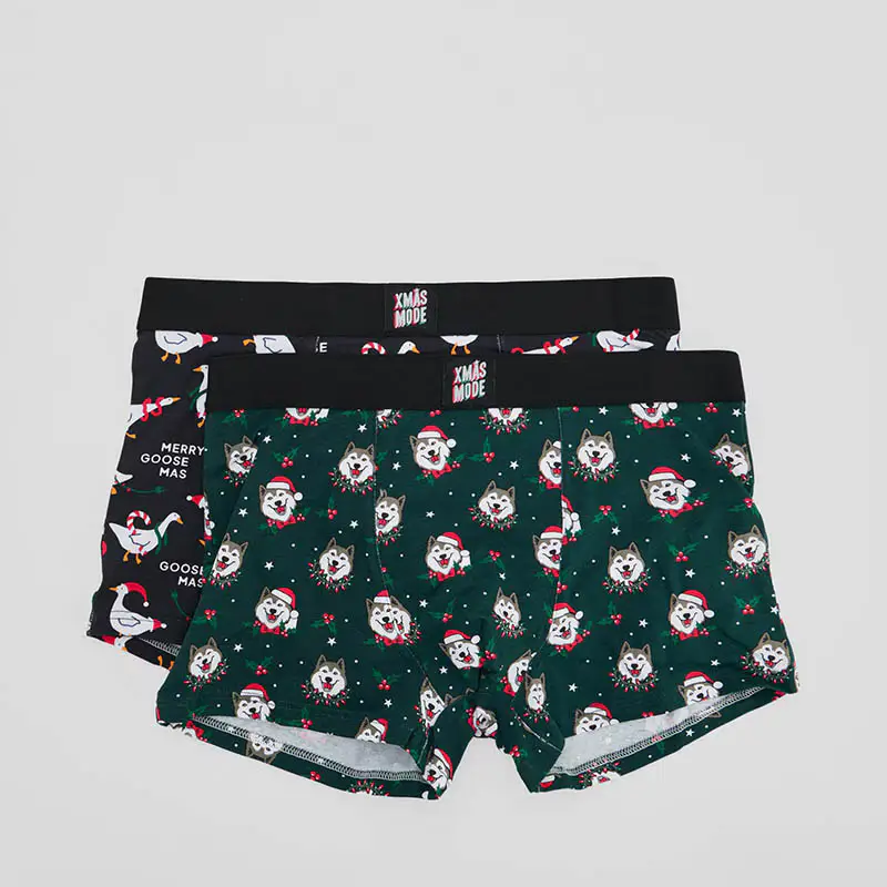 Boxer natalizi confezione da 2