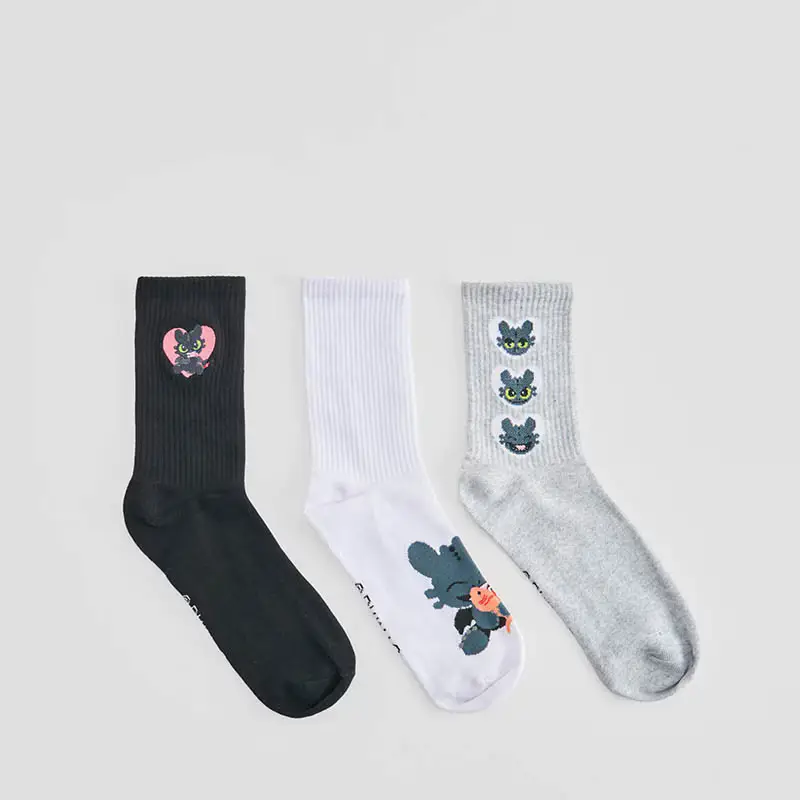 Calzini lunghi confezione da 3 How to Train Your Dragon