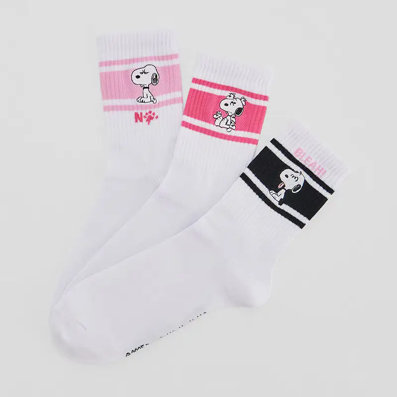 Calzini lunghi confezione da 3 Peanuts