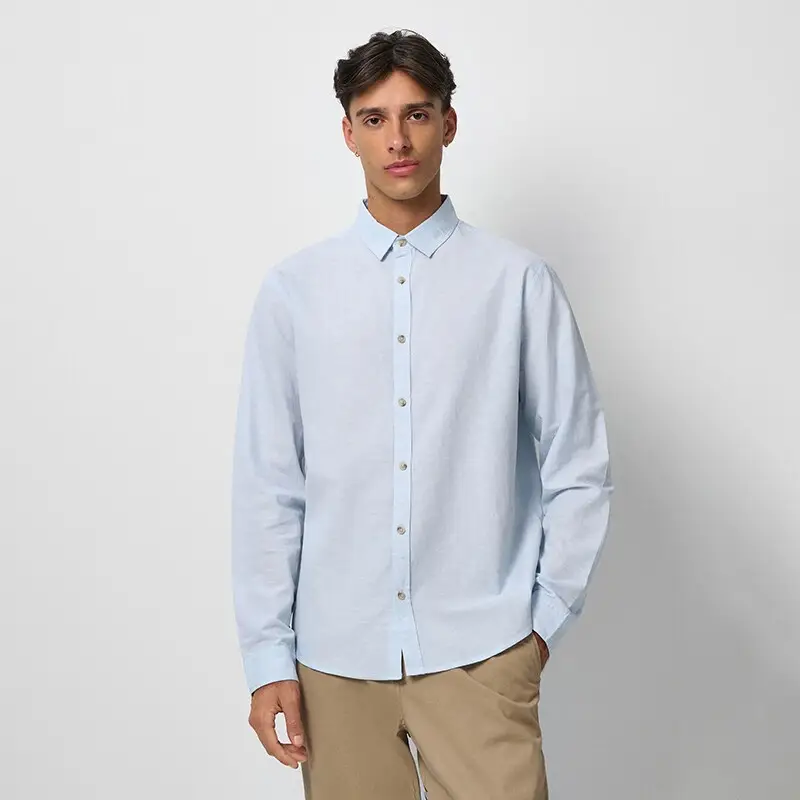 Camicia in misto lino