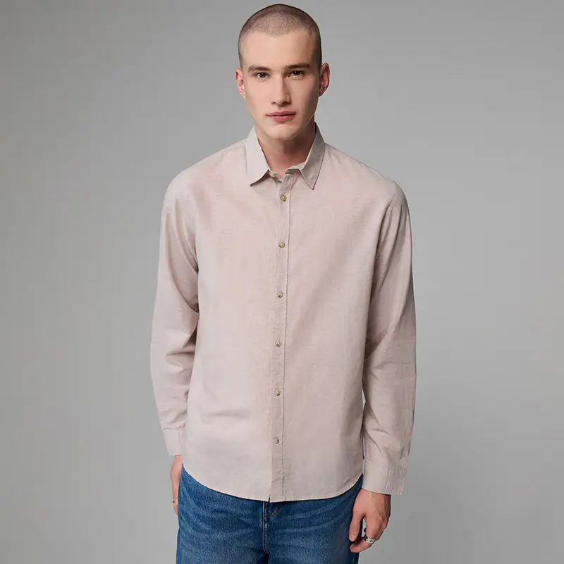 Camicia in misto lino