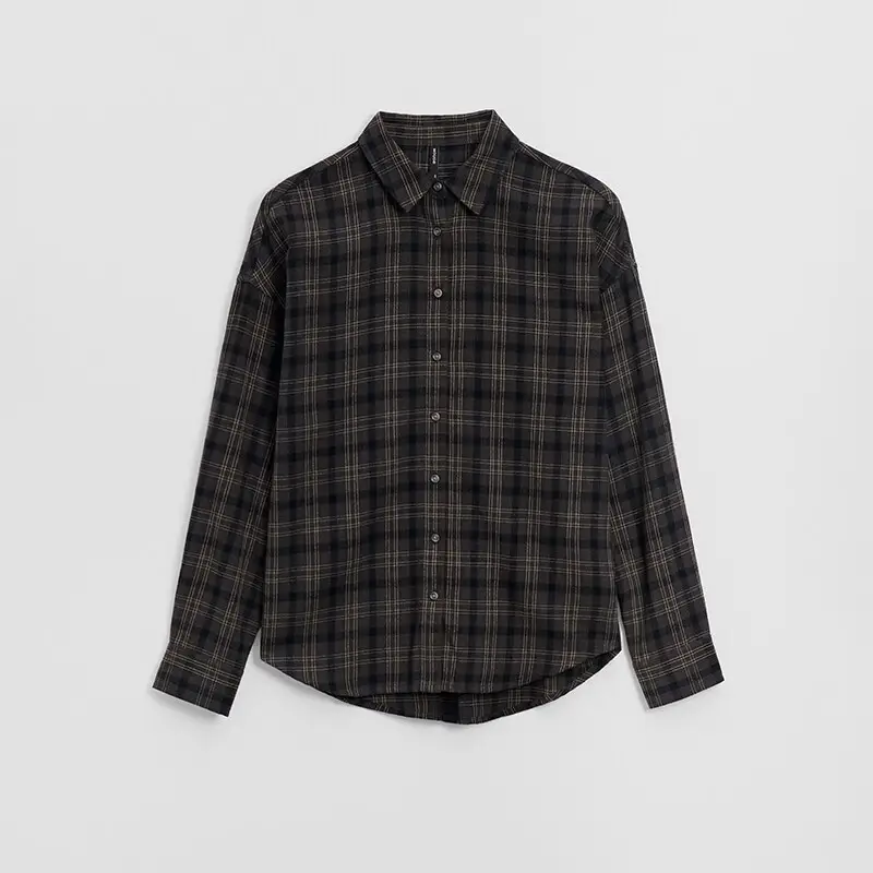 Camicia oversize a quadri