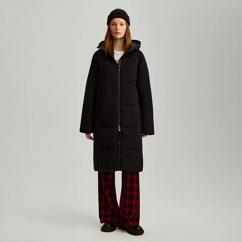 Cappotto con cappuccio