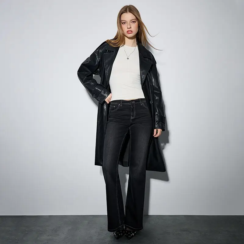 Cappotto in finta pelle