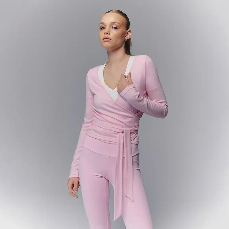 Cardigan allacciabile