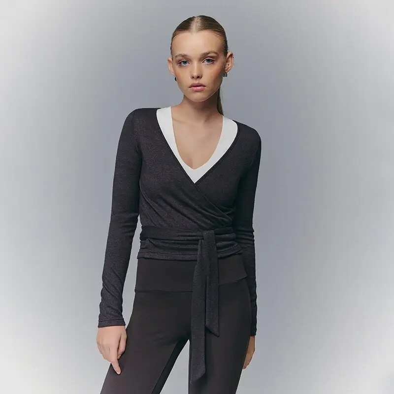 Cardigan allacciabile