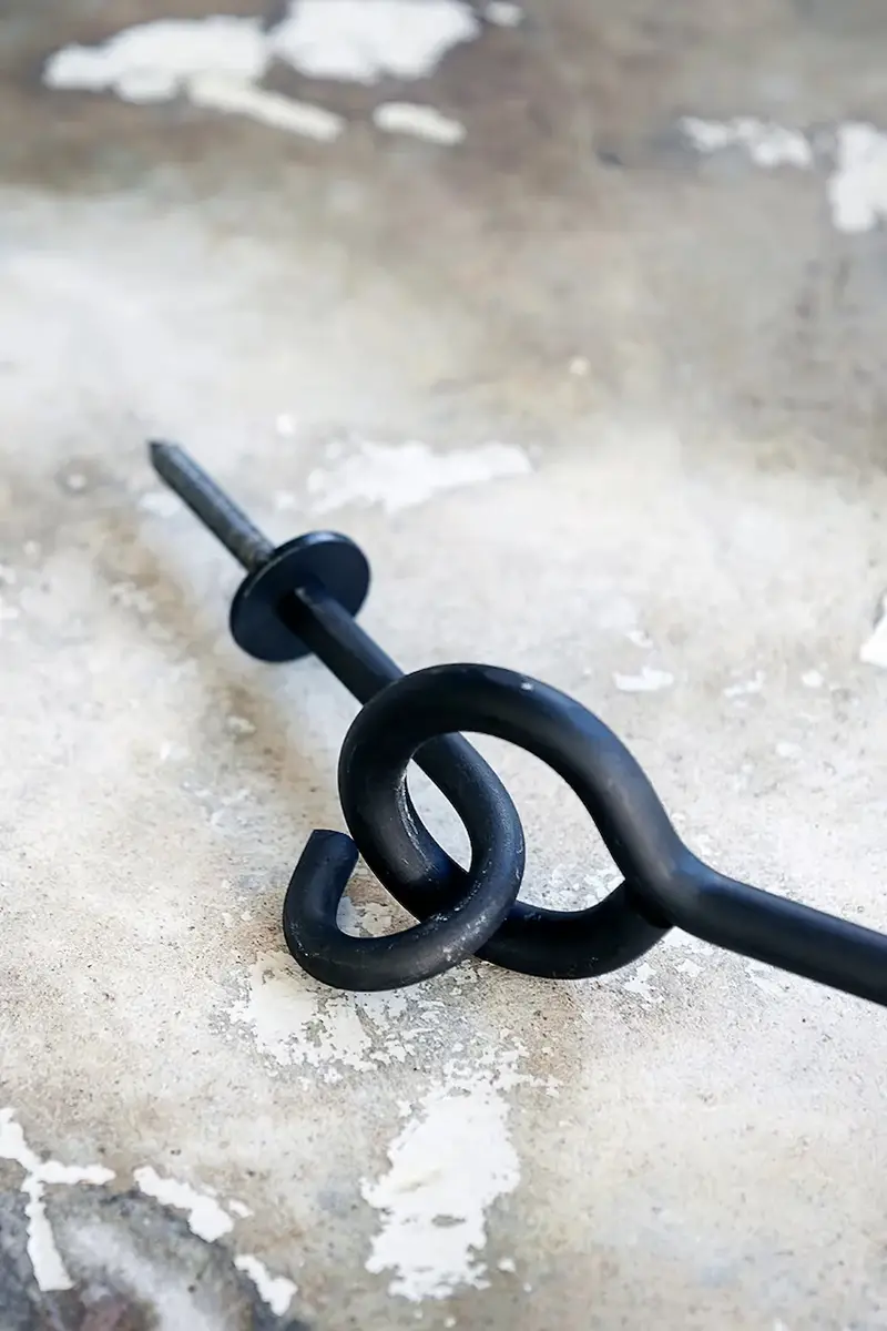 appendiabiti sospeso 2C 100 x 75 cm colore nero miniatura 3