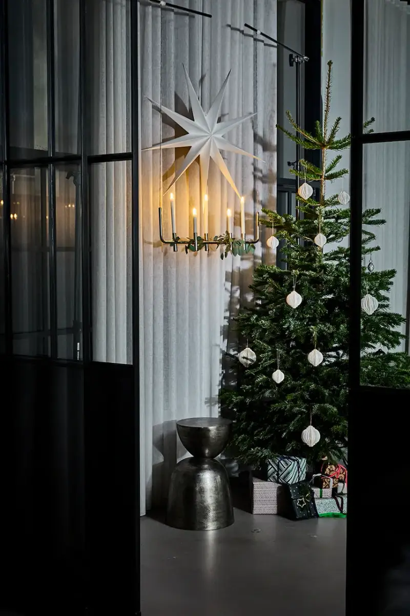 candelabro decorativo sospeso HDMaxi 102 x 26 cm colore grigio miniatura 3