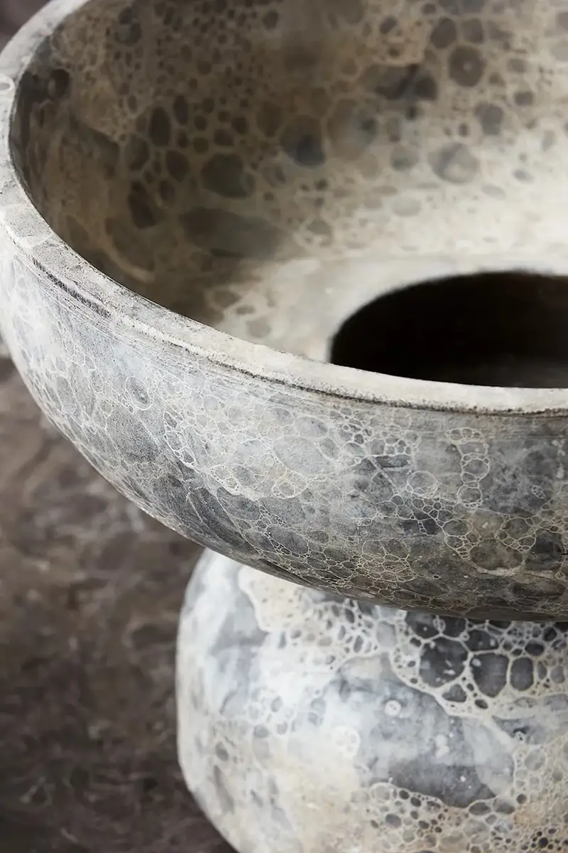 candeliere decorativo HDAncient 15 cm colore beige miniatura 3