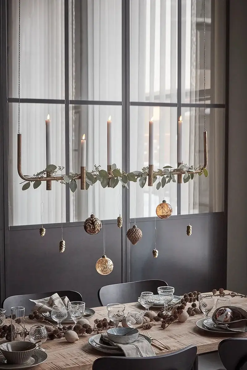 candeliere decorativo HDMaxi 26 cm colore verde miniatura 4