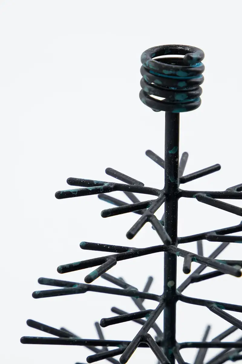 candeliere decorativo HDTree 16 cm pacco da 2 colore nero miniatura 4