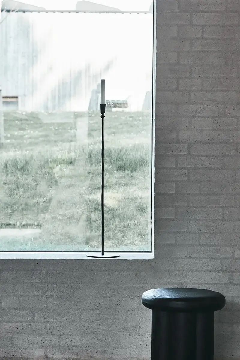 candeliere decorativo HDTrivo 70 cm colore nero miniatura 2