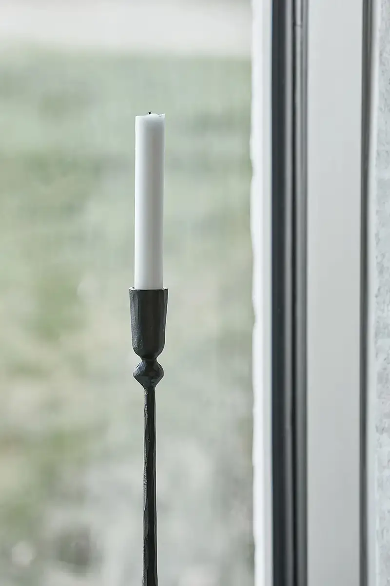 candeliere decorativo HDTrivo 70 cm colore nero miniatura 3