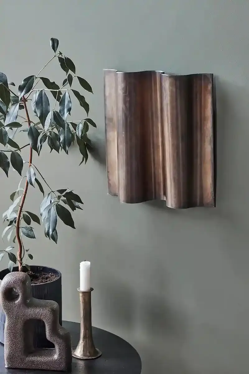 decorazione in murale HDFaha 30 x 30 x 6 cm colore marrone miniatura 2