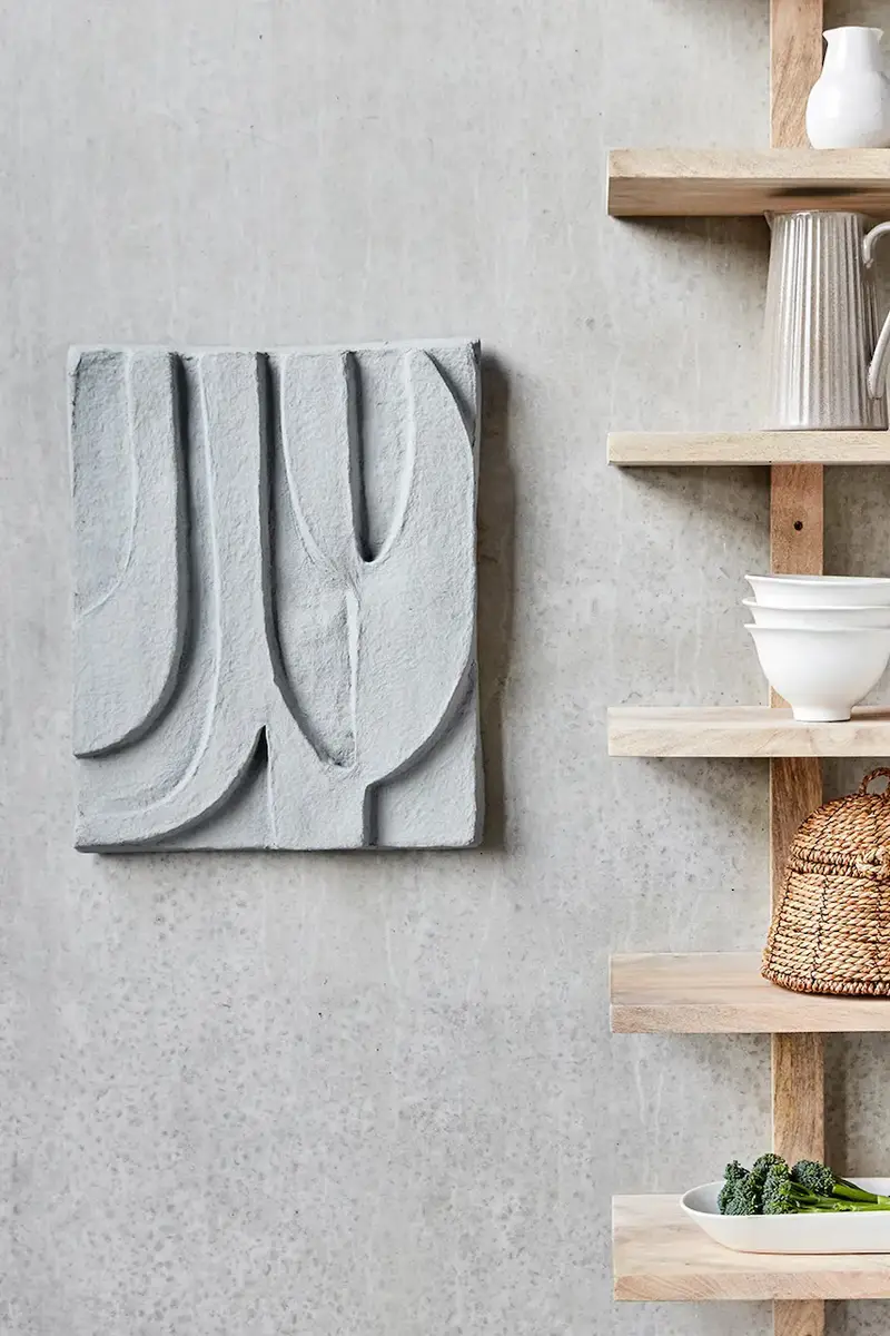 decorazione in murale HDMachie 40 x 50 cm colore grigio miniatura 4