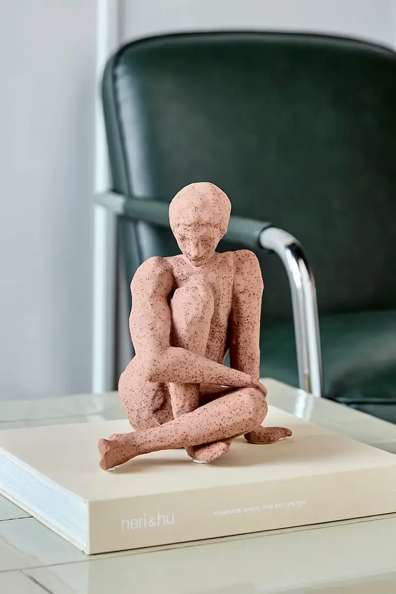 figurina decorativa HDWoman 21 x 20 cm Arancione miniatura 3