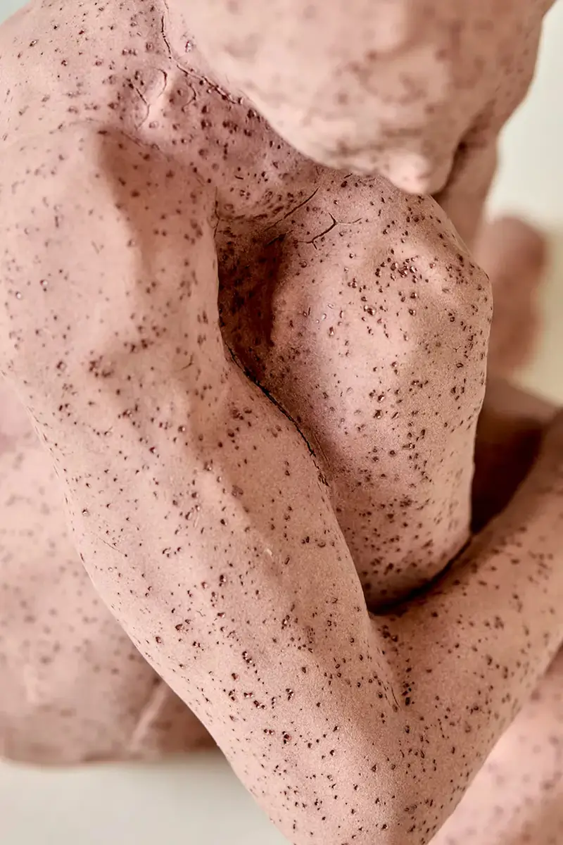 figurina decorativa HDWoman 21 x 20 cm Arancione miniatura 4