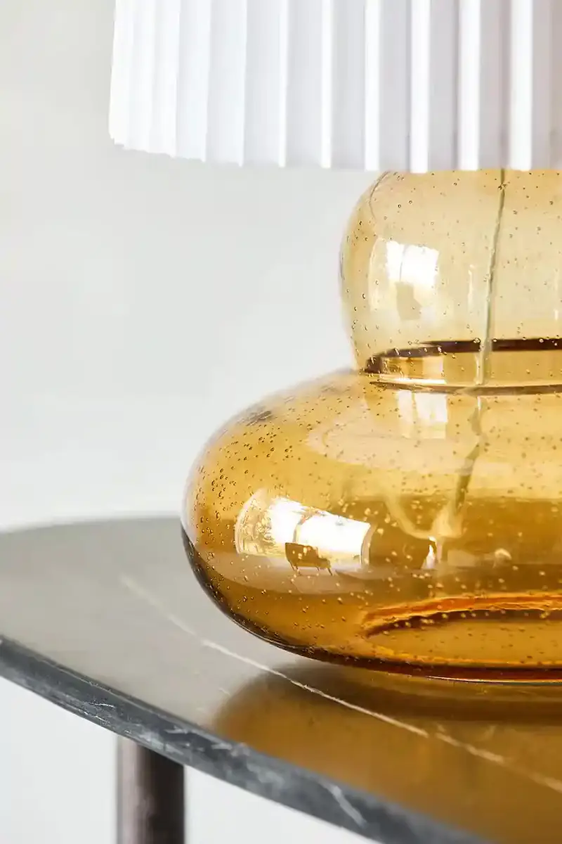 lampada da tavolo HDRibe 55 x 27, 5 cm colore arancione miniatura 4