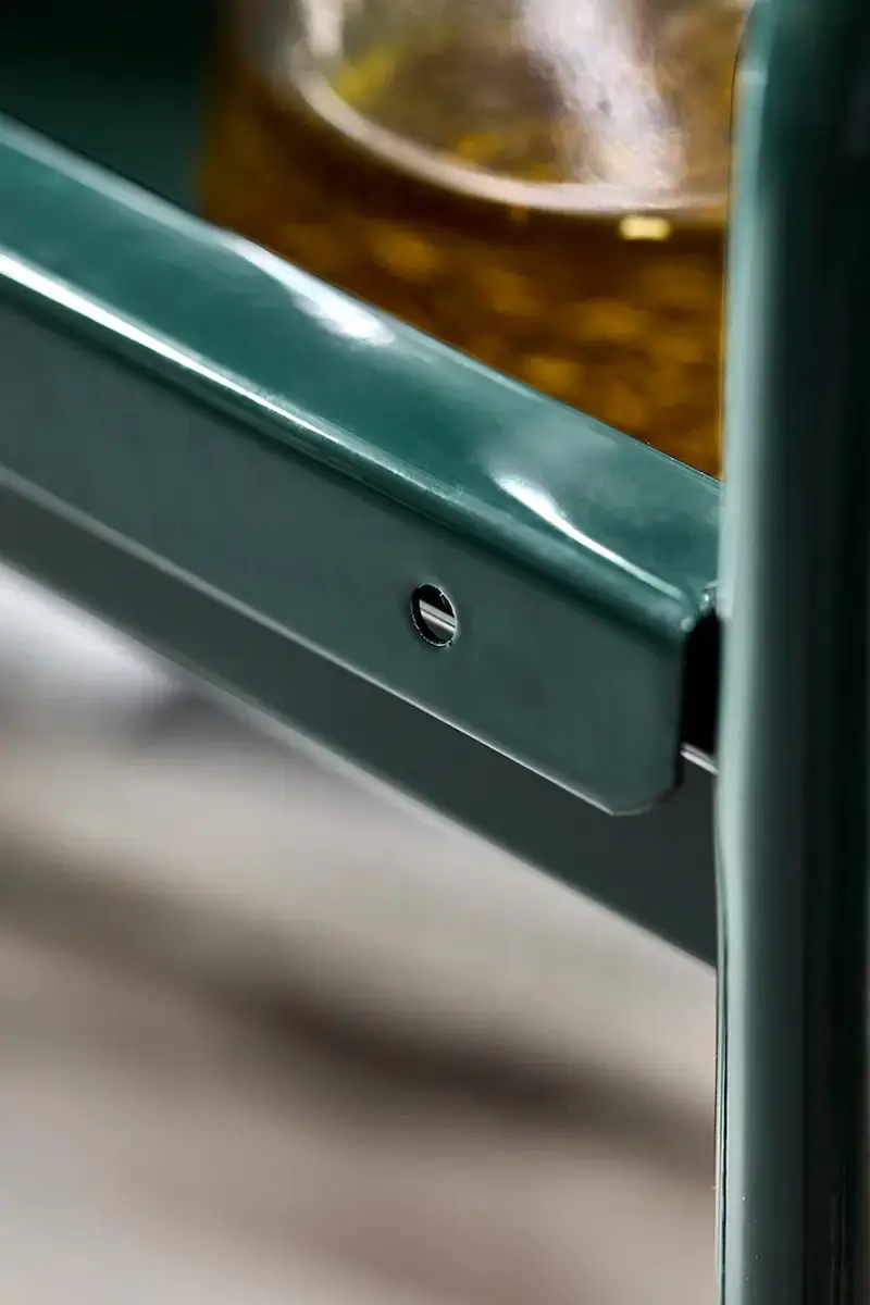 libreria su ruote 42 x 38 x 85 cm Verde miniatura 3