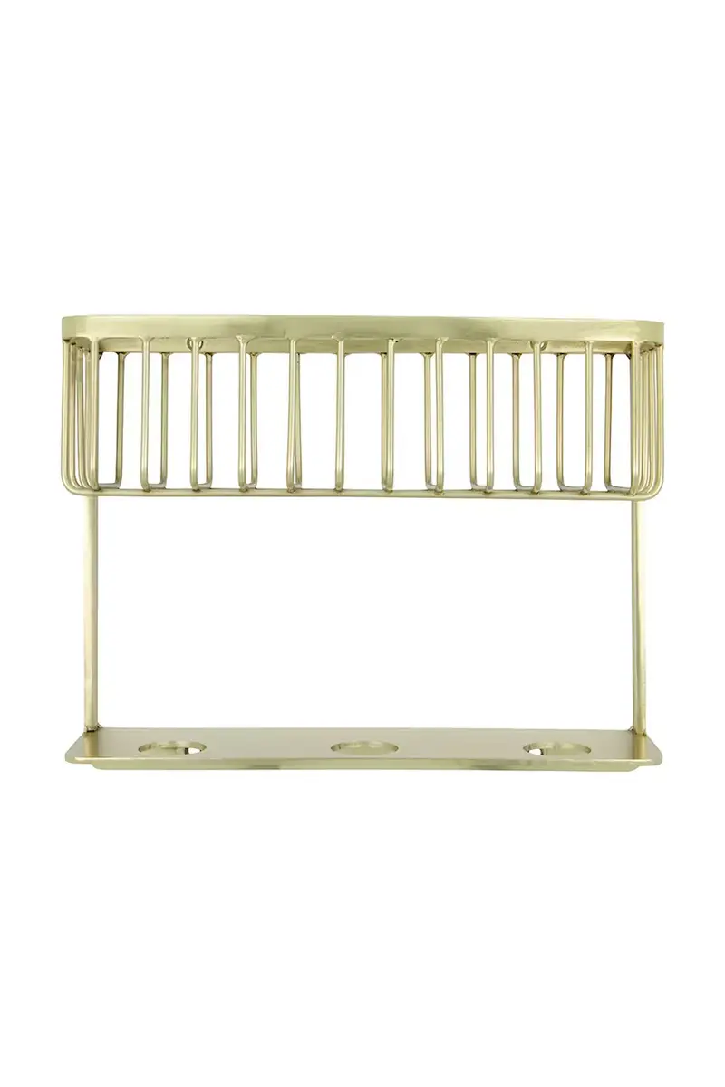 mensola da bagno HDBath 20 x 25,5 xm colore giallo