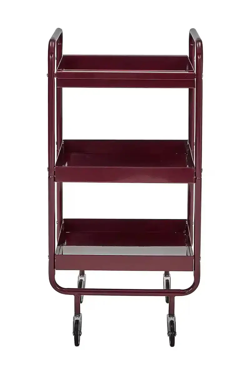 mobili con ruote HDRoll 42 x 85 x 38 cm Granata