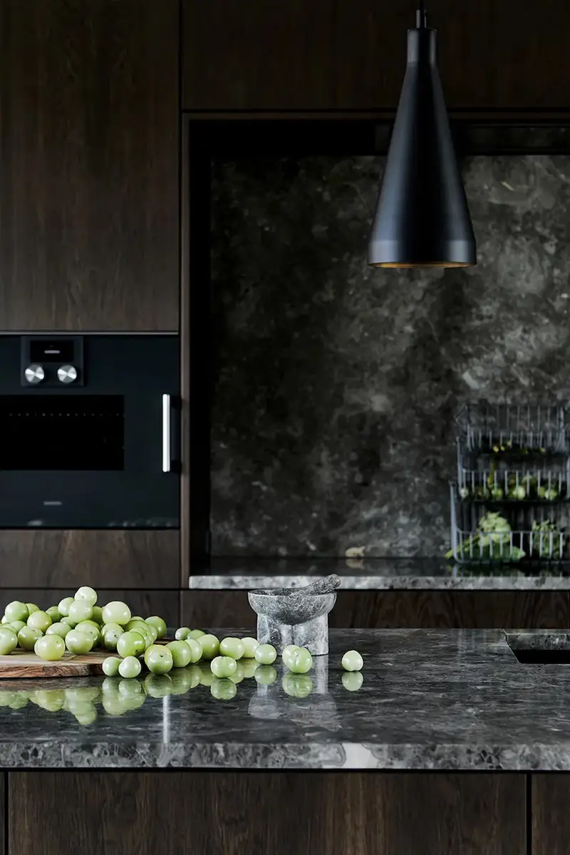 mortaio e pestello HDKult 12 cm Grigio miniatura 3