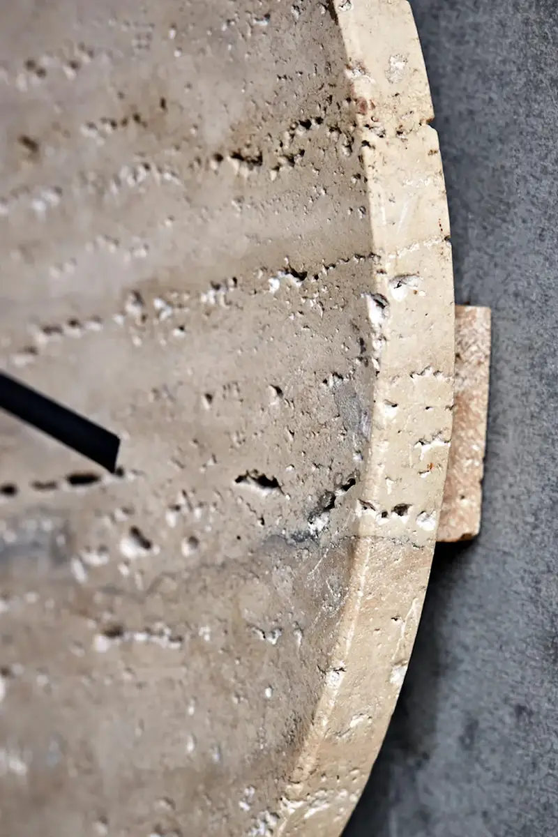 orologio da parete HDLoko 25 cm colore beige miniatura 3