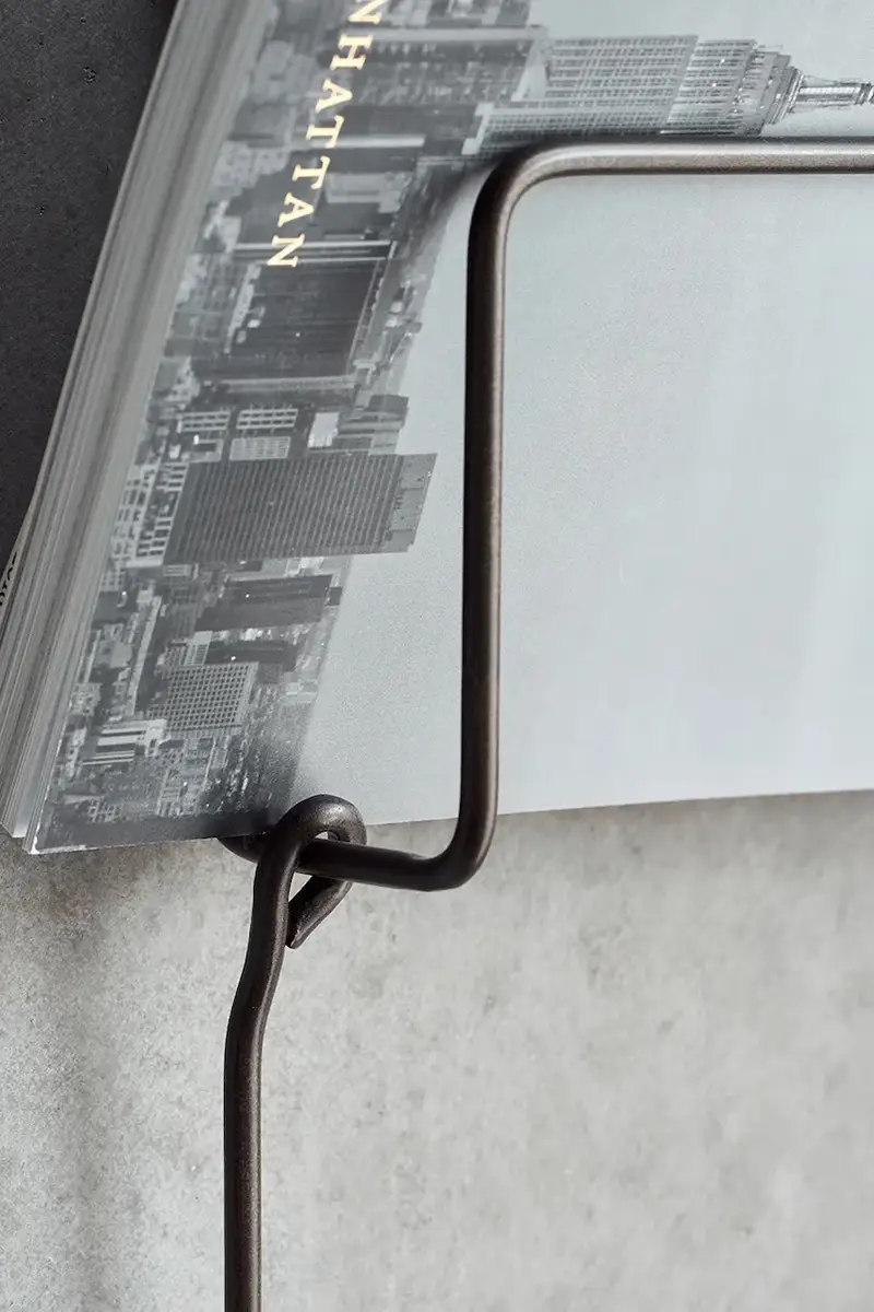 porta giornali HDMag 81 x 18 cm colore marrone miniatura 3