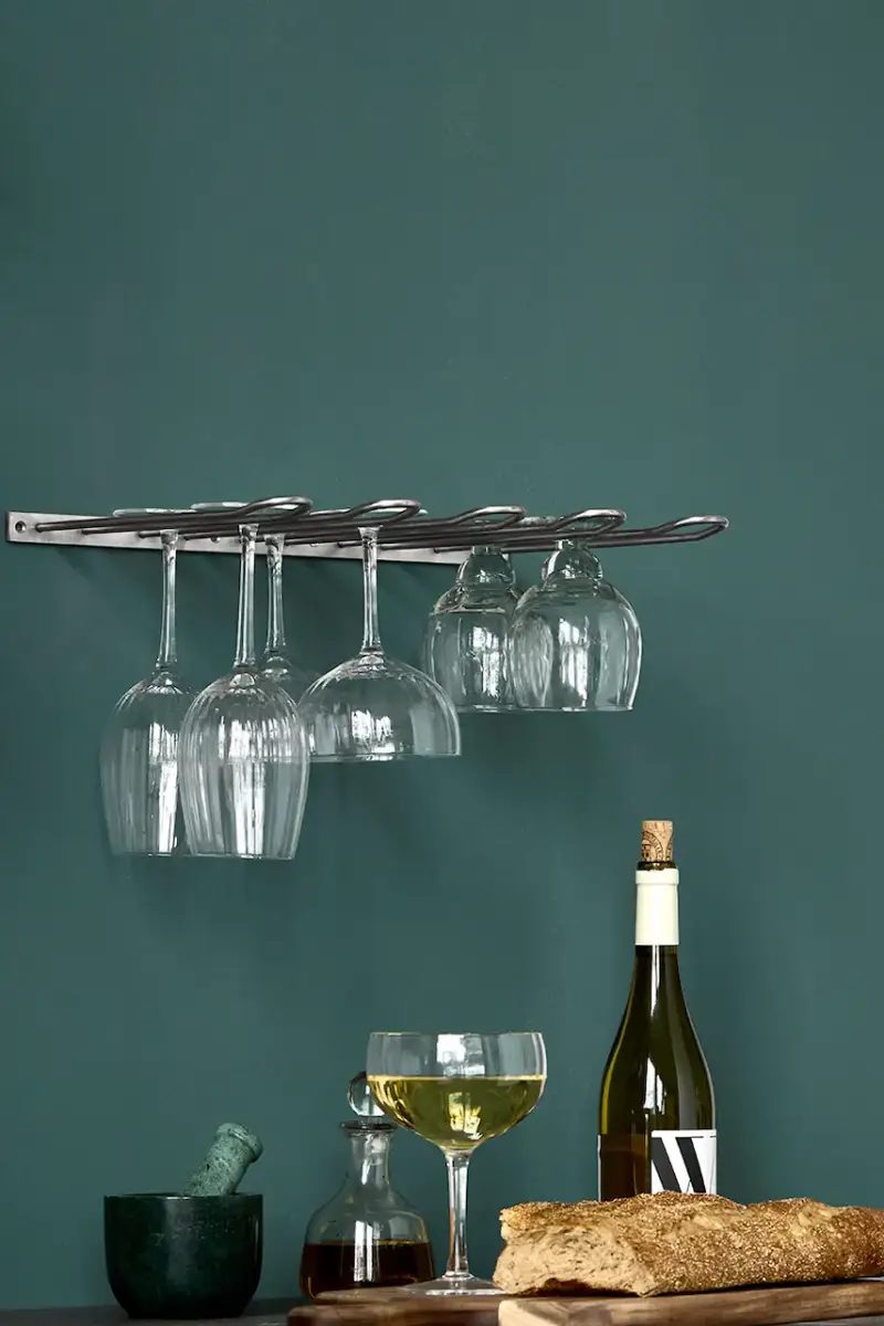 ripiano per bicchieri HDStilio 30 x 40 cm colore grigio miniatura 4