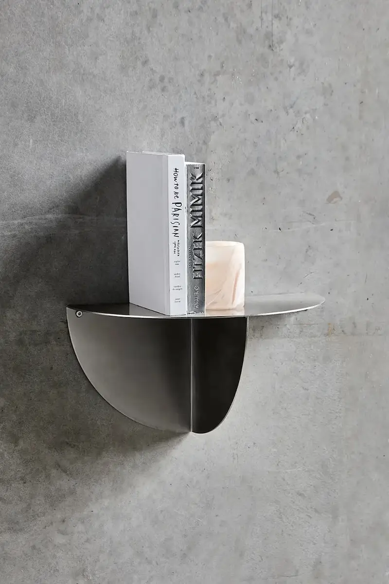 scaffale a parete HDMega 36, 5 x 18 cm colore grigio miniatura 2